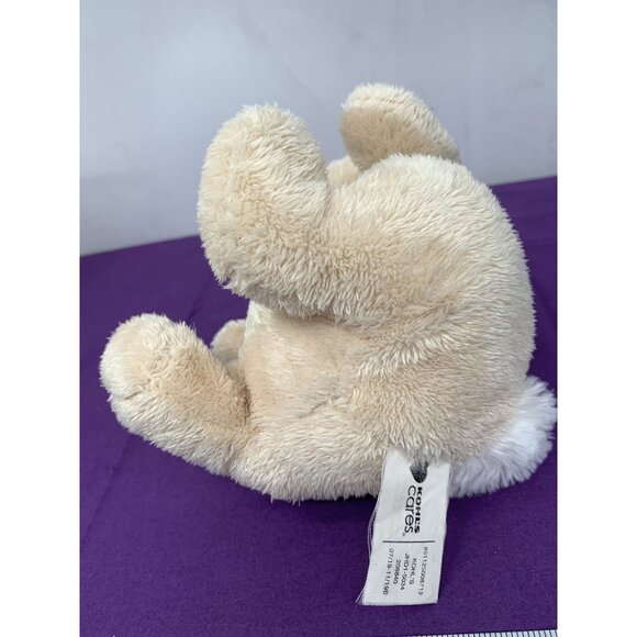 Kohl’s Cares Itsy-Bitsy Bunny Rabbit Cream 10 Inch Embroidered FacePlush Stuffed - Picture 5 of 11